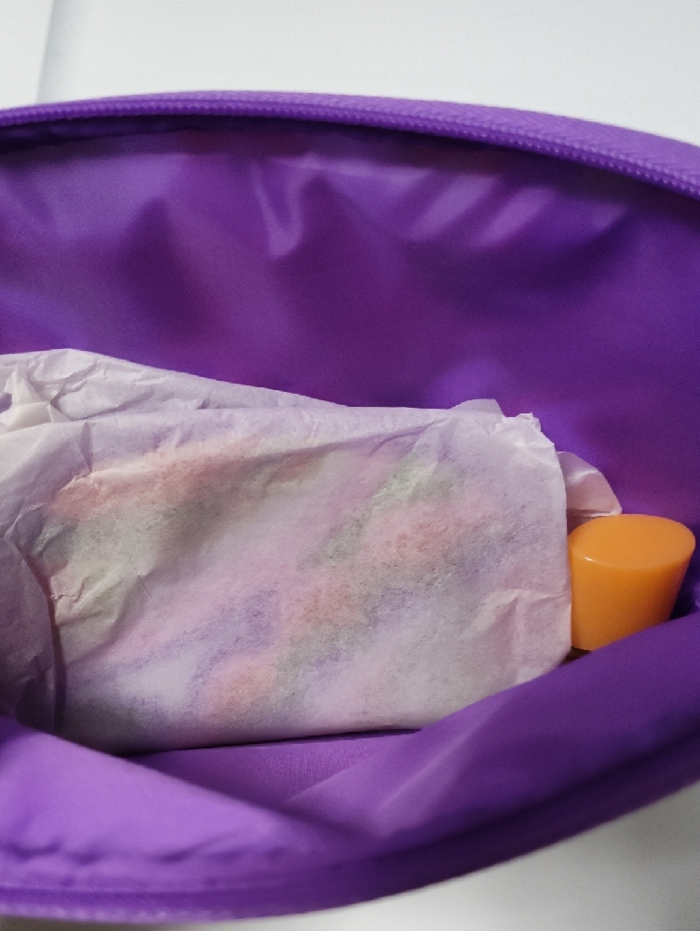 Clinique Colorful Paisley Cosmetic Bag Set - Pink, Green, Orange, Purple - Picture 4 of 4
